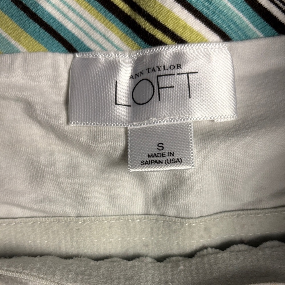 LOFT Multicolor Striped Top - Picture 2 of 2